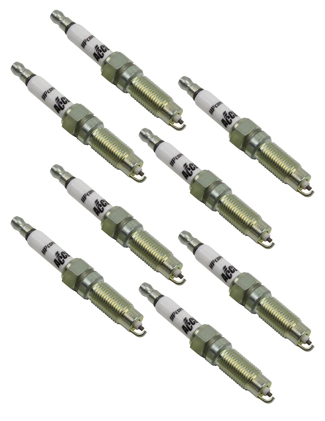 8161C1 – ACCEL PLUGS Spark Plug, Resistor Copper Standard One Heat Range Cooler Than Stock Heat Set of 8